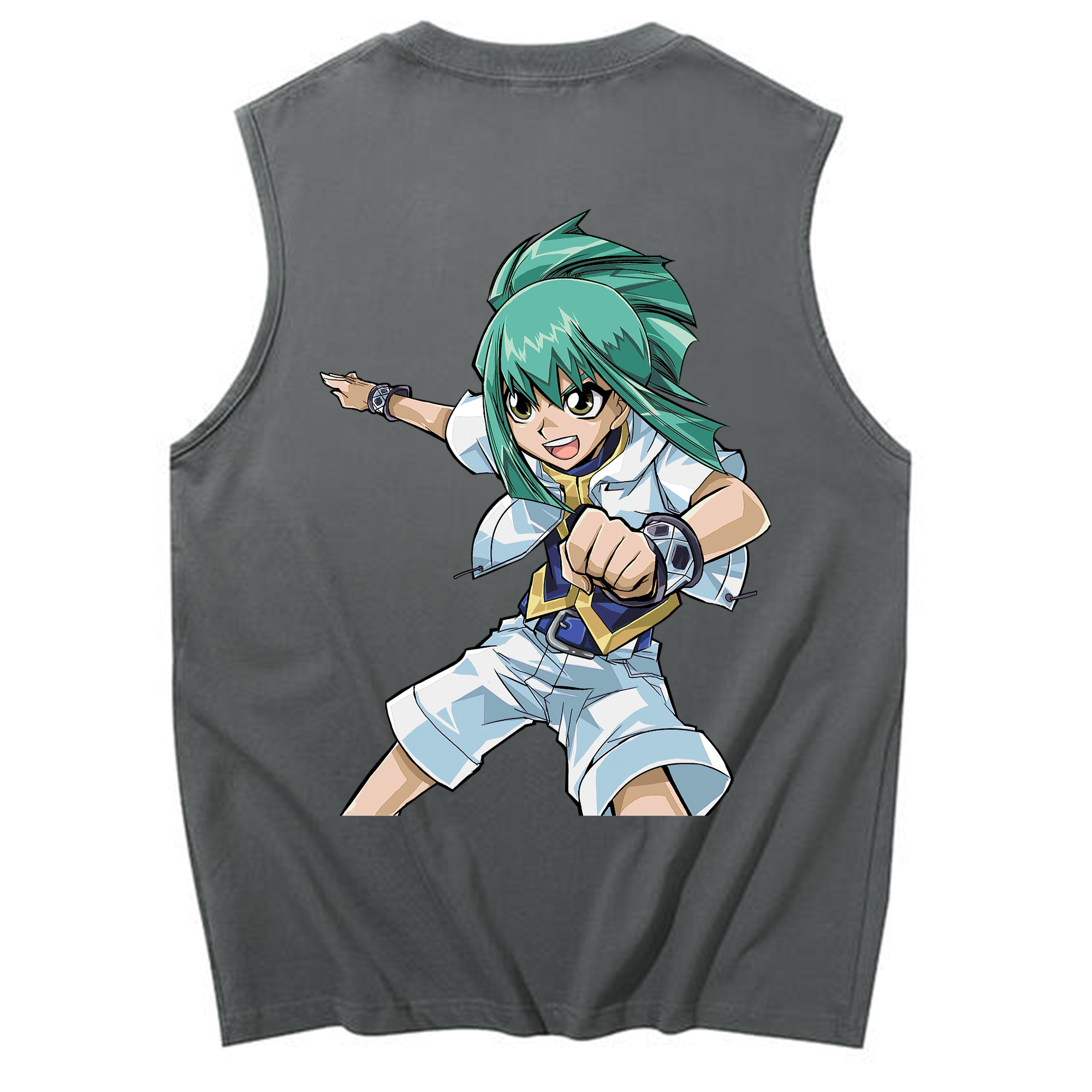 （画像用） 遊☆戯☆王 Yu-Gi-Oh! コットン100％タンクトップ（背面プリント）
